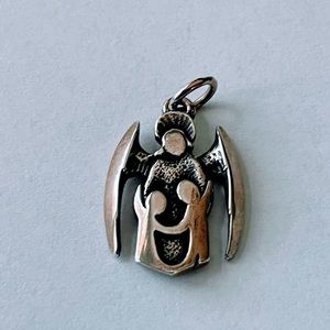 James Avery Guardian Angel Silver Charm for bracelet or necklace